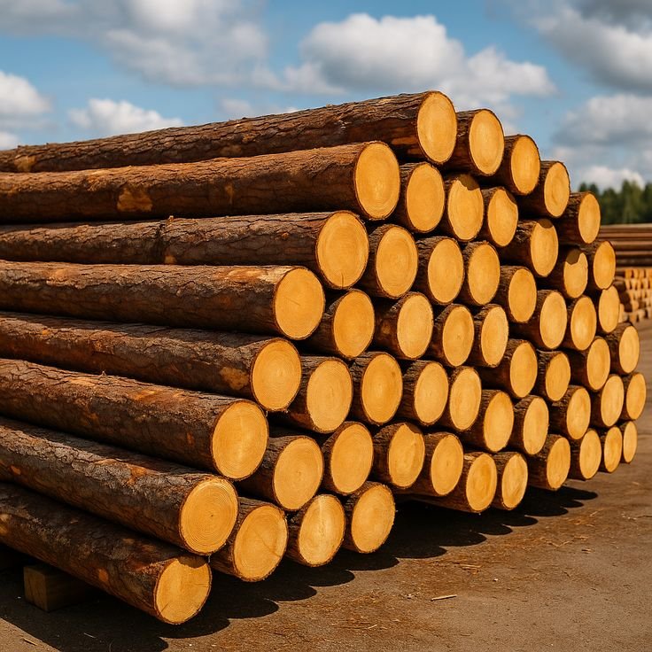 Premium Teak Wood Logs