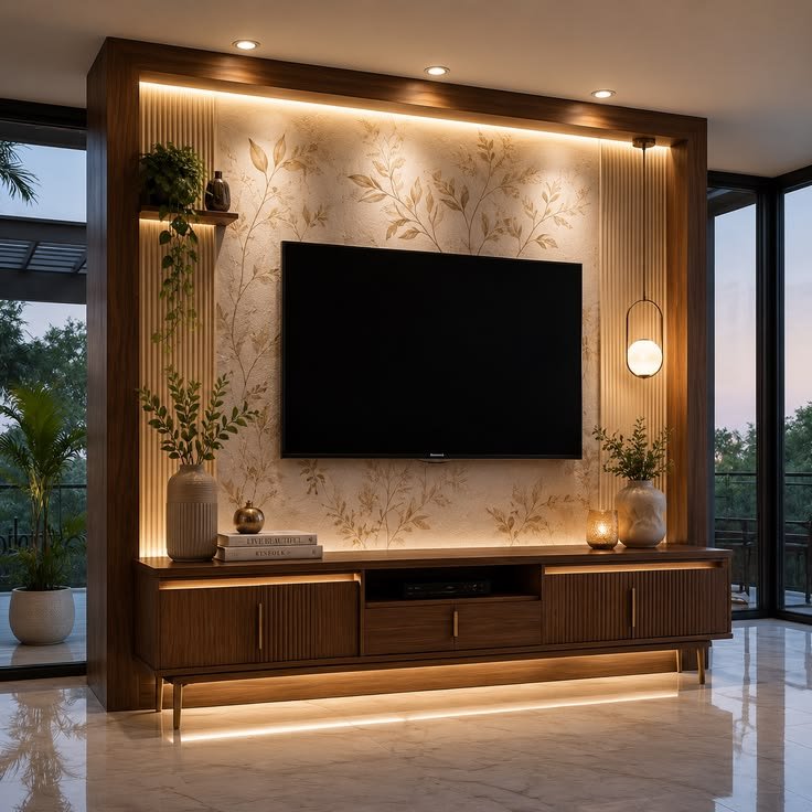 Wooden TV Unit