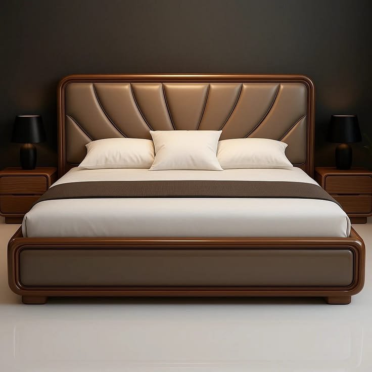 Queen Size Wooden Bed