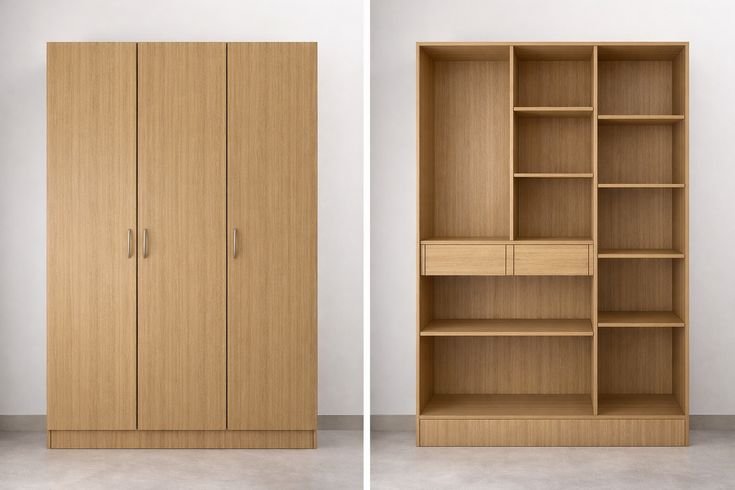 Solid Wood Wardrobe