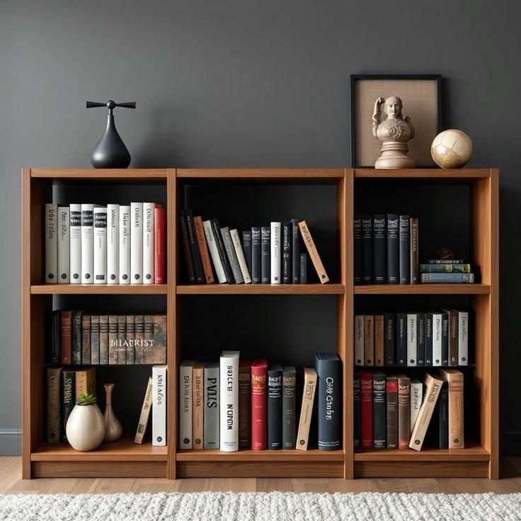 Wooden Bookshelf