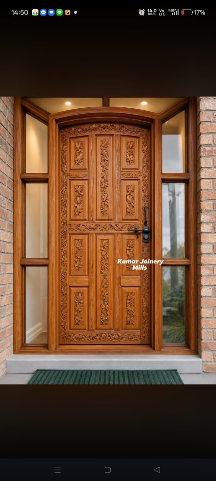 Teak Wood Door Frame